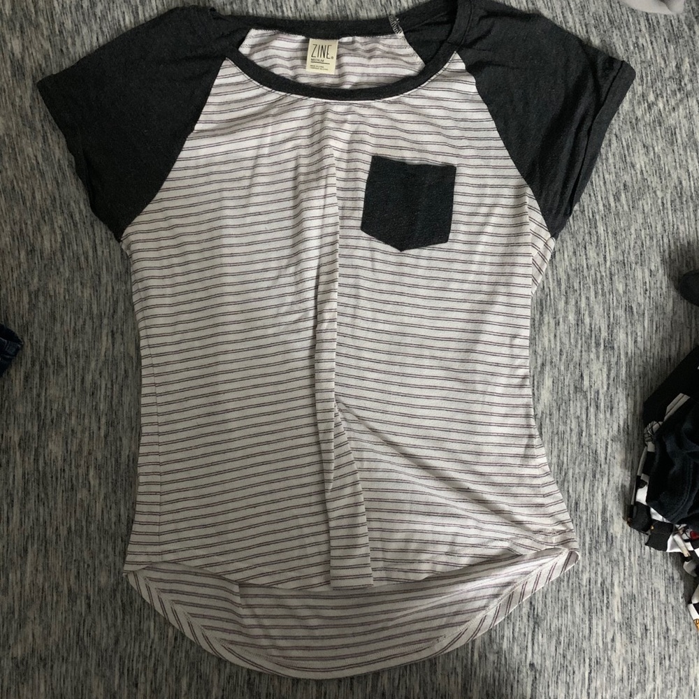 Zine stripped shirt